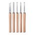 KWB 5 Piece Wood Lathe Knife Set