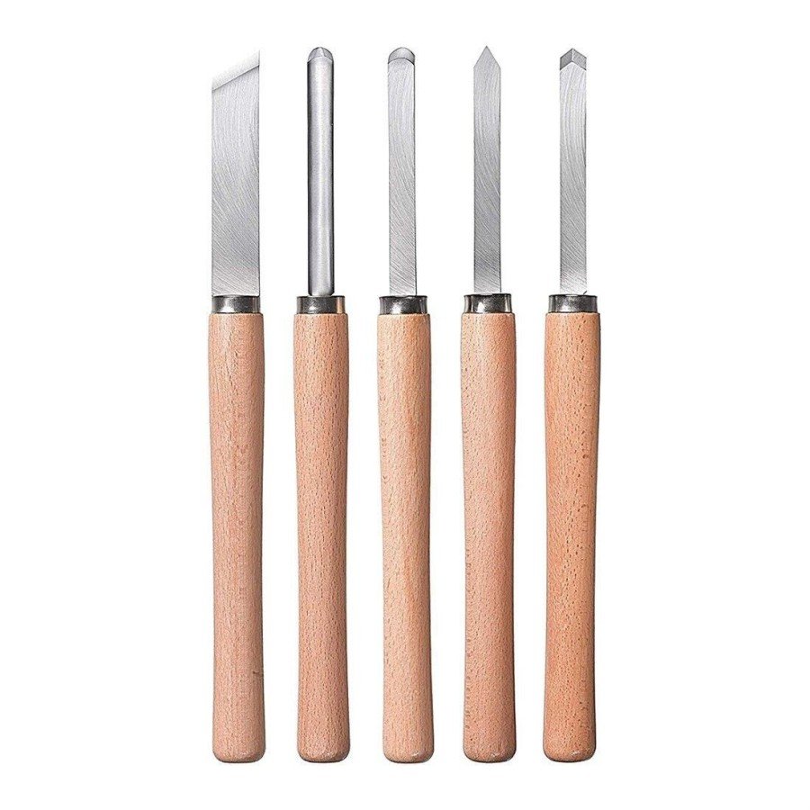 KWB 5 Piece Wood Lathe Knife Set KWB 5 Piece Wood Lathe Knife Set