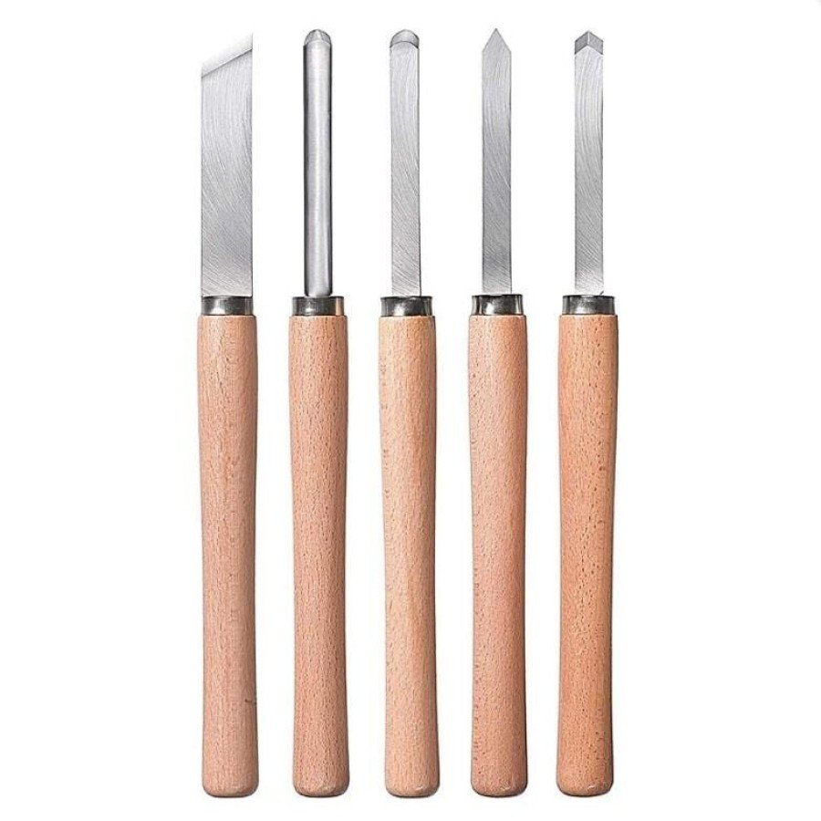 KWB 5 Piece Wood Lathe Knife Set KWB 5 Piece Wood Lathe Knife Set
