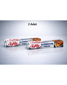 Softy Aluminum Foil 3.5 Meters Kitchen Foil Heat Resistant Food Storage and Oven Foil 2 Pieces
