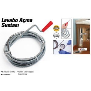 Sink and Drain Pipe Opener - Sink Opening Tool - 3Meter