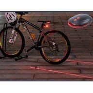 Bike Stop Light with Laser Safety Strip