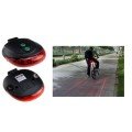 Bike Stop Light with Laser Safety Strip