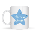 You re a Winner Porcelain Mug with  YOU DID IT, YOU ARE A WINNER  Written, MODEL 153 – Motivational Themed, Specially Designed Coffee & Tea Cup