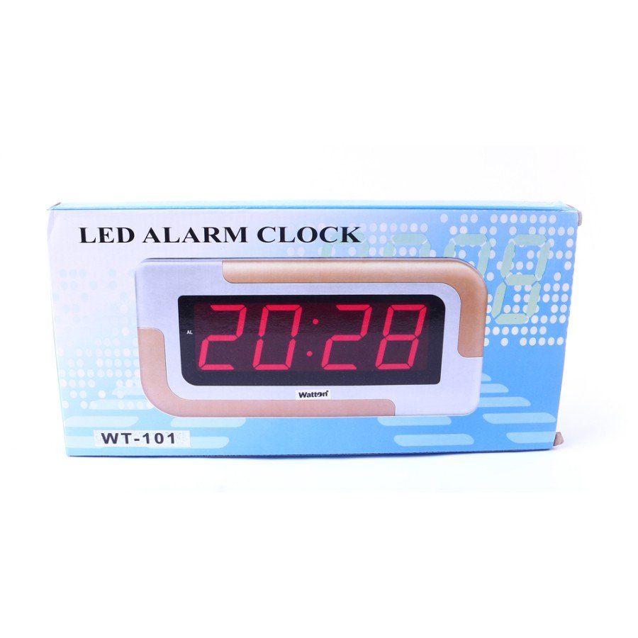 LCD Desk Wall Clock Watton Wt-101