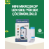Pocket Microscope with LED Illumination and 80–200x Magnification