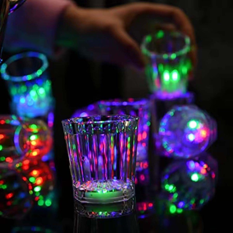 Fun Glasses with LED Lights - Color Changing Glasses with 3 Modes 12 Pieces