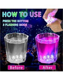 Fun Glasses with LED Lights - Color Changing Glasses with 3 Modes 12 Pieces