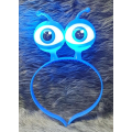 Alien Eye Party Crown with Led Light & Battery Powered Lighting in 3 Different Modes Blue Color 18x12 cm