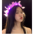 Colorful LED Lighted 3-Function Otris Party Crown Pink Color 12x12 cm