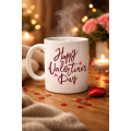 Happy Valentine s Day Printed Porcelain Mug Model 2 – Valentine s Day Special Design
