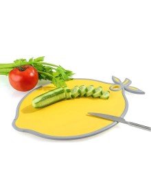 Lemon Figured Non-Slip Cutting - Chopping Board