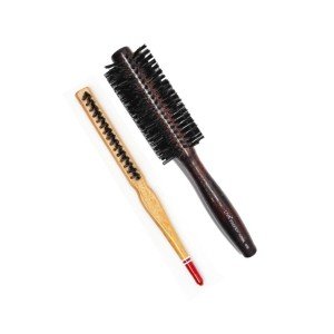 Liva 408 & 690 Professional Fireproof Set Bun Hair Brush - 2 Pieces