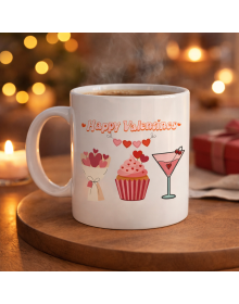 Happy Valentines Mug – Model 6 Valentine's Day Special Design Porcelain Mug