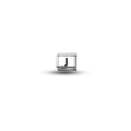 Nomination Compatible Letter J Charm | Steel Bracelet Accessory | Personalized Letter Module | Minimal & Stylish Design
