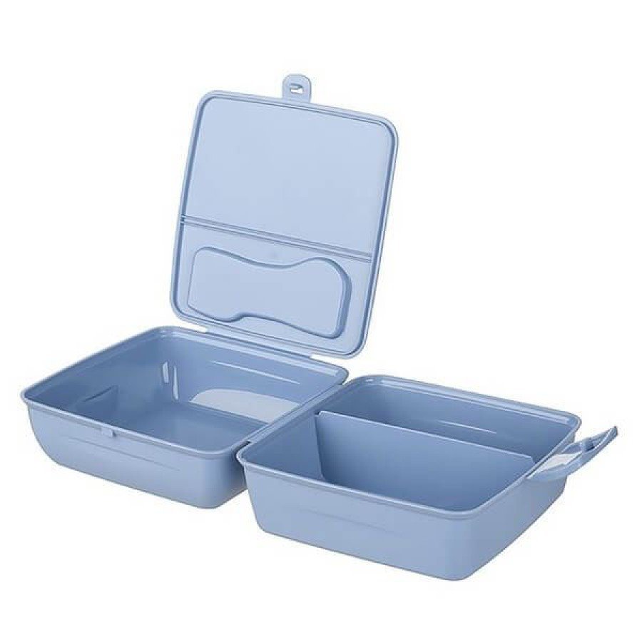 Luna 3 Compartment Nutrition Container with Fork and Knife - Diet Container - With Fork and Spoon