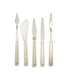 Luna White Spatula Set 5 Pieces