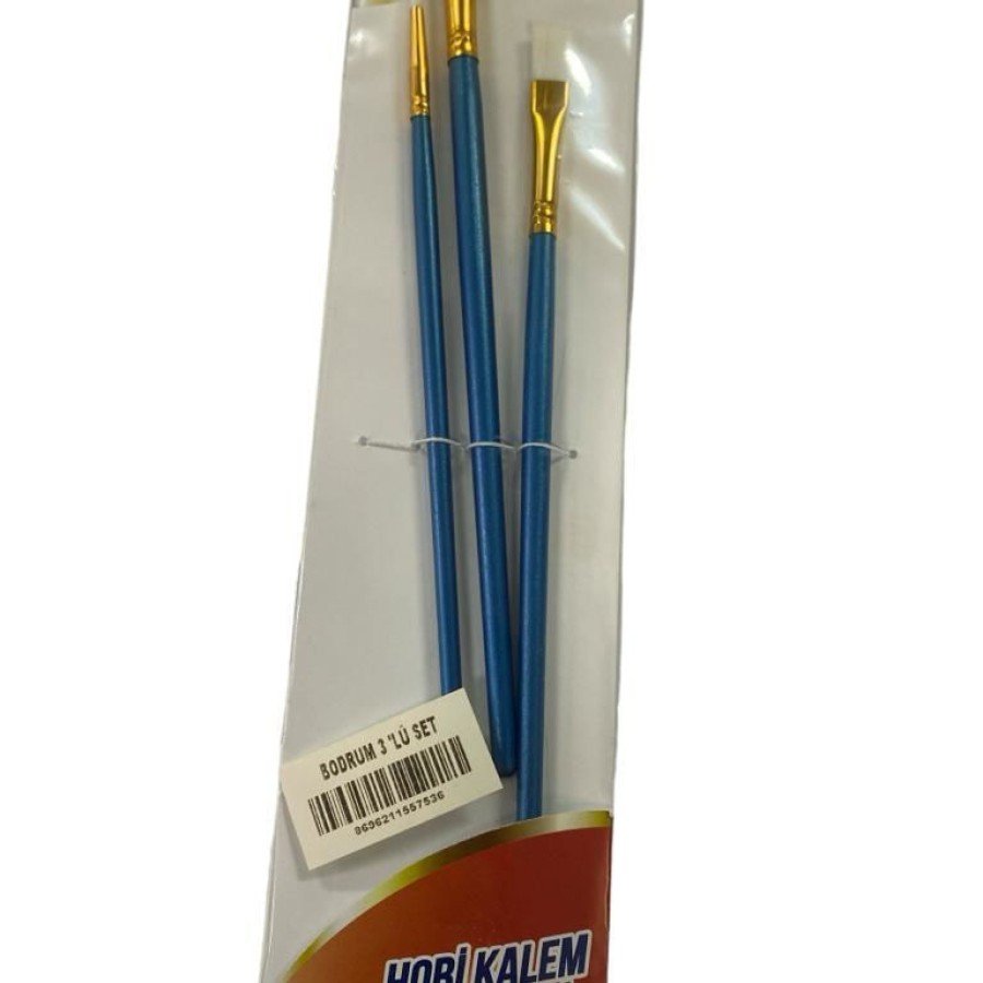 Luna Bodrum Hobby Pen Brush Set 3 Pieces