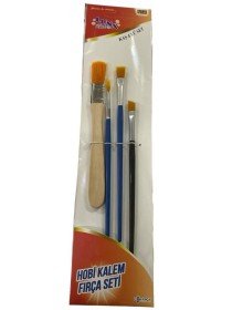 Luna Eyebrow Hobby Pen Brush Set 4 Pieces