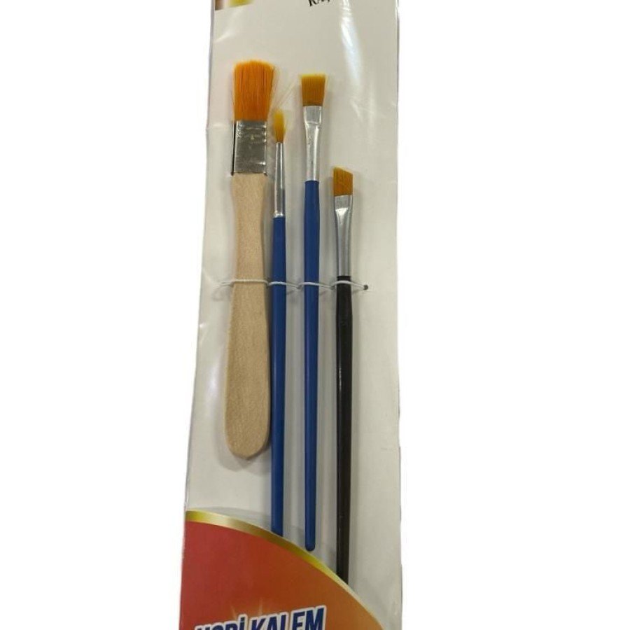 Luna Eyebrow Hobby Pen Brush Set 4 Pieces
