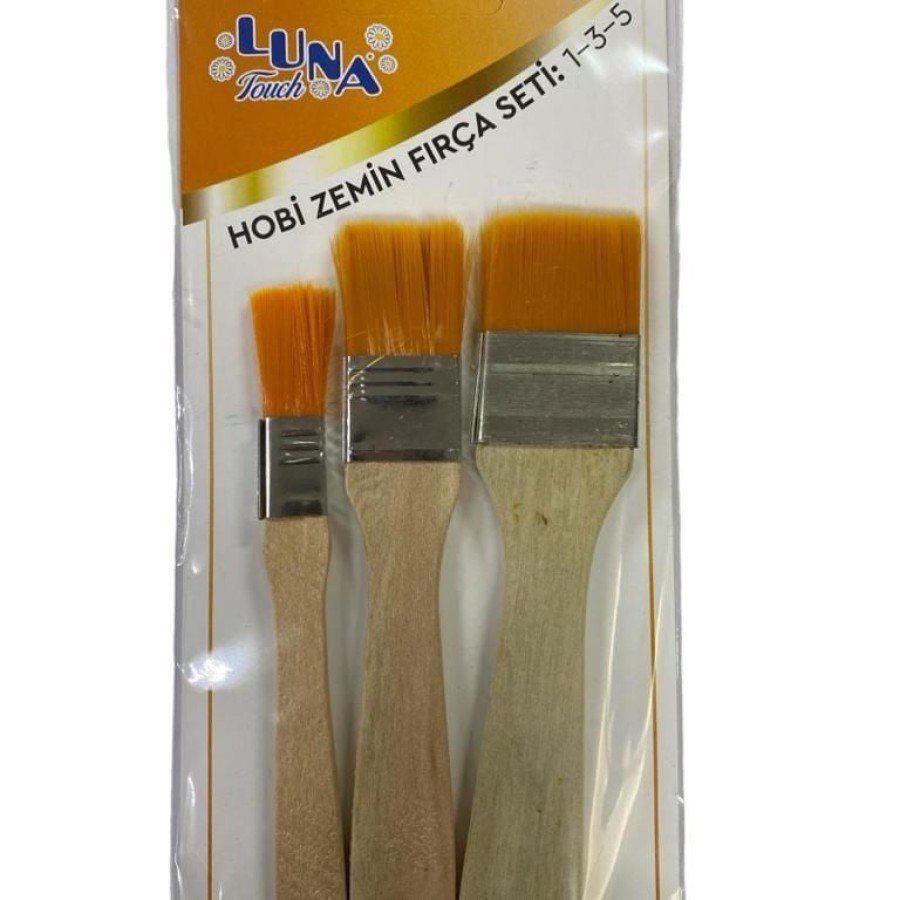 Luna Floor Brush Set 1-3-5 No 3 Pieces Luna Floor Brush Set 1-3-5 No 3 Pieces