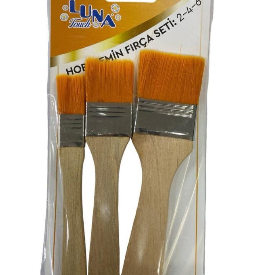 Luna Floor Brush Set 2-4-6 No 3 Pieces Luna Floor Brush Set 2-4-6 No 3 Pieces