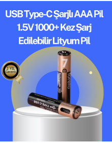 USB Rechargeable AAA Battery with Fast Charging Technology – Full Charge in 40 Minutes