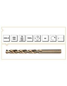 Machine Tool HSS-E Gold Series Inox Drilling Bit 5 mm