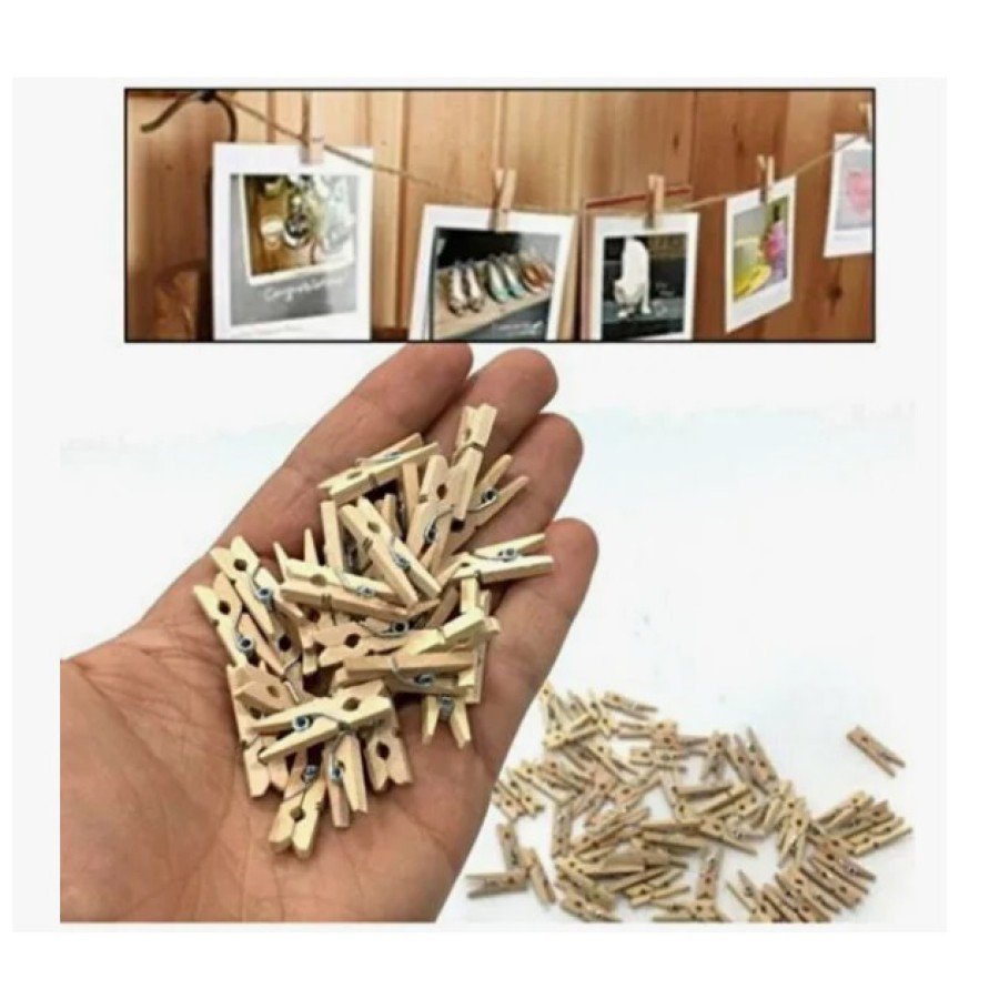 Pegs Mini Wooden Pegs (100 Pieces) Pegs Mini Wooden Pegs (100 Pieces)