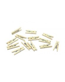 Pegs Mini Wooden Pegs (100 Pieces)