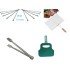 Barbecue Set (Tongs - Skewers - Grill - Fan)
