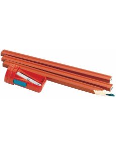 Carpenter Pencil 12pcs - Red