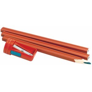Carpenter Pencil 12pcs - Red Carpenter Pencil 12pcs - Red