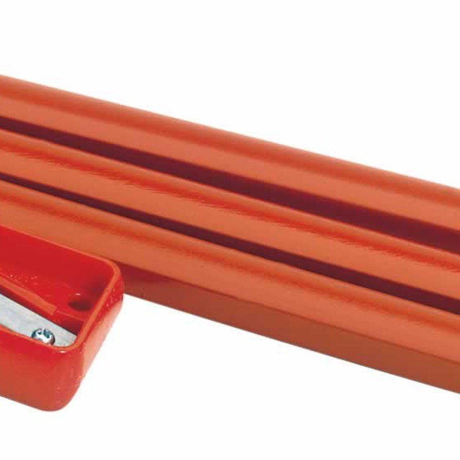 Carpenter Pencil 12pcs - Red