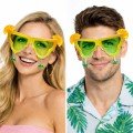Margarita Glass Shaped Party Glasses Yellow 16x8 cm