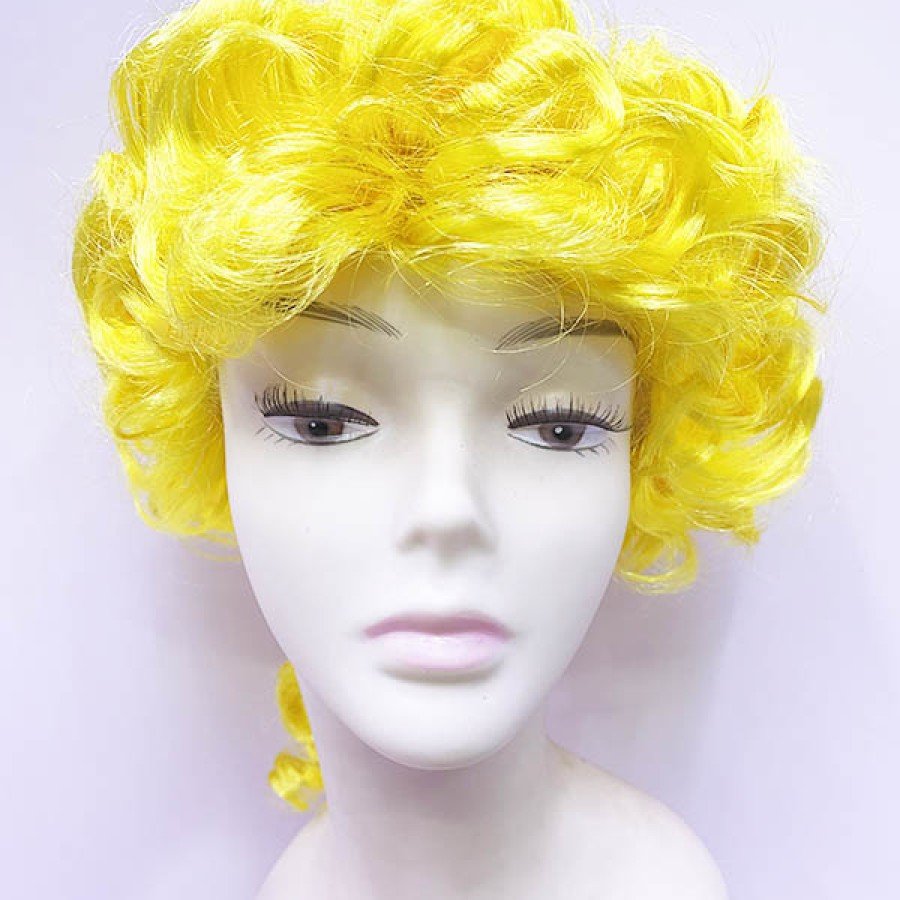 Marquis Baroque Wig Baroque Period Judge Wig Yellow Color