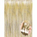 Matte Gold Tassel Door Curtain - Party, Bachelorette Party, Birthday 1x2 m