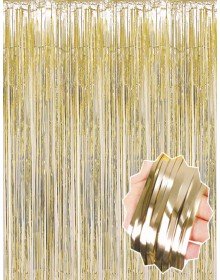 Matte Gold Tassel Door Curtain - Party, Bachelorette Party, Birthday 1x2 m
