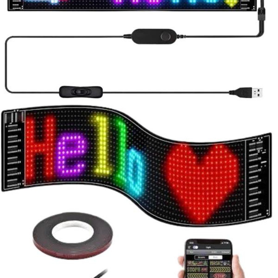 Matrix Led Adhesive to Glass Phone Controlled Panel with Digital Screen Control Matrix Led Adhesive to Glass Phone Controlled Panel with Digital Screen Control