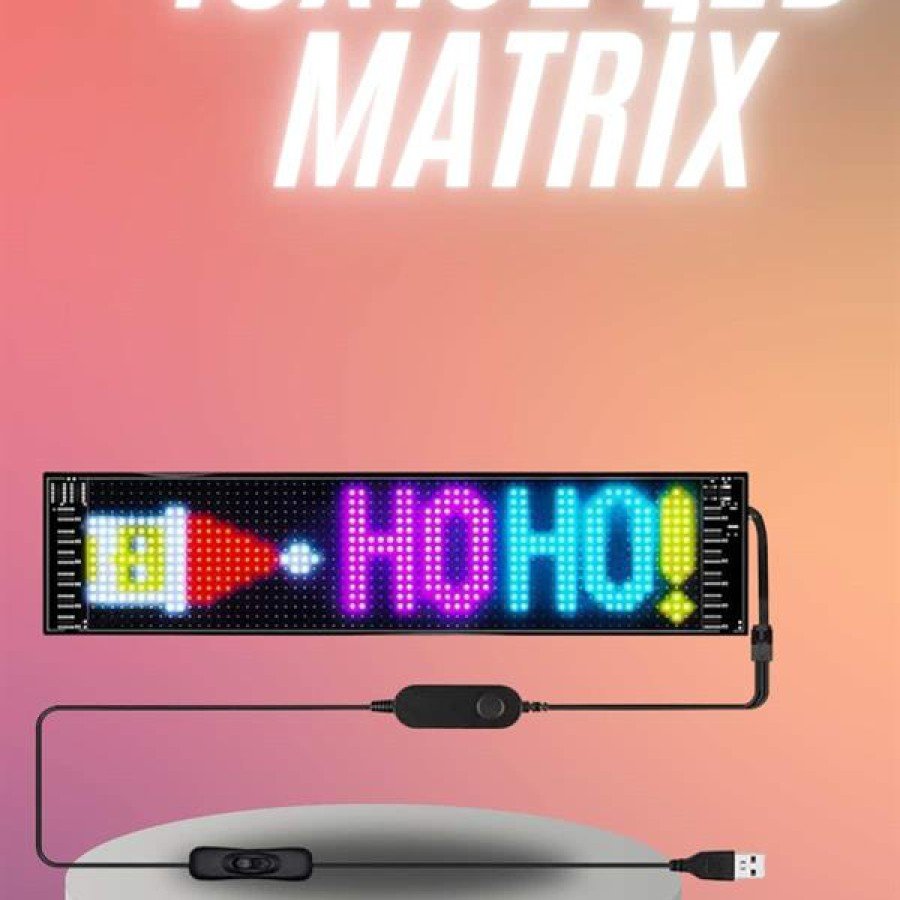 Matrix Led Adhesive to Glass Phone Controlled Panel with Digital Screen Control Matrix Led Adhesive to Glass Phone Controlled Panel with Digital Screen Control