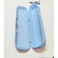 Blue Multi Color Pen Holder Box with Lid - Bag Storage - Toothbrush - Makeup Brush Box