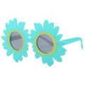 Blue Color Daisy Shaped Party Glasses 18x10 cm Blue Color Daisy Shaped Party Glasses 18x10 cm