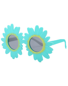 Blue Color Daisy Shaped Party Glasses 18x10 cm
