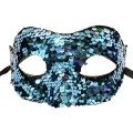 Blue Color Sequined Sequin Party Mask Prom Venetian Blue Color Sequined Sequin Party Mask Prom Venetian