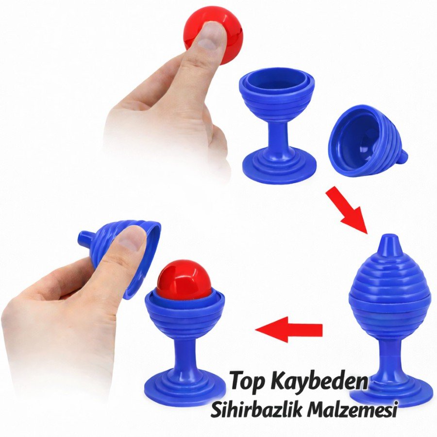 Blue Color Magic Cup Losing Ball Game 7 cm Blue Color Magic Cup Losing Ball Game 7 cm