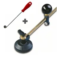 Vent Opening Set - 40 cm with Glass Cutting Compass + Globe Glass Knocker Vent Opening Set - 40 cm with Glass Cutting Compass + Globe Glass Knocker