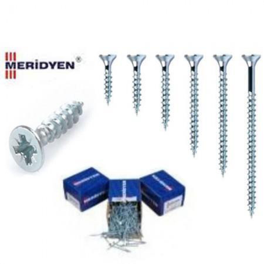 Meridyen Chipboard Screw 5X80 (50 Pieces) Meridyen Chipboard Screw 5X80 (50 Pieces)