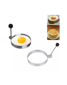 Metallic Circle Shaped Metal Omelette Egg and Pancake Molds