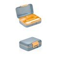 Fruit Juice Compartment - Nutrition Container with Plate Diet Container - Fork Knife Spoon Included