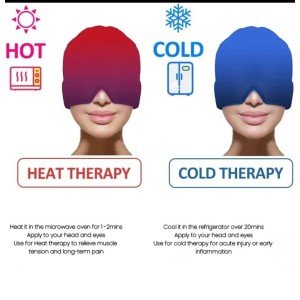 Migraine Cold-Hot Compress Mask | Gel Mask to Help Relieve Headache and Stress Migraine Cold-Hot Compress Mask | Gel Mask to Help Relieve Headache and Stress